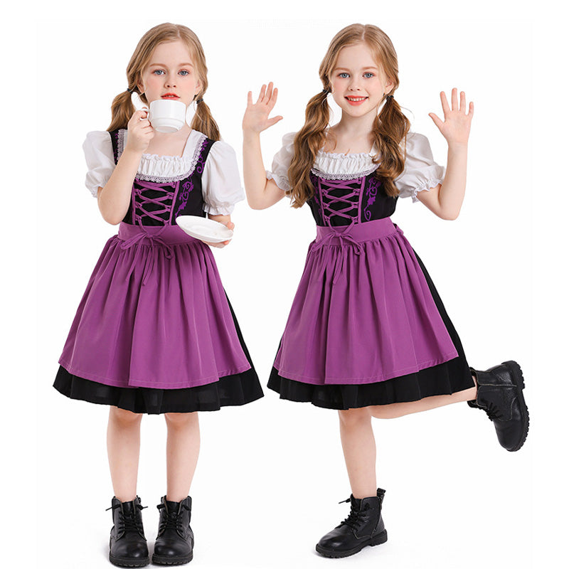 Medieval Farm Beer Festival Kids Halloween Dress Cosplay Costumes