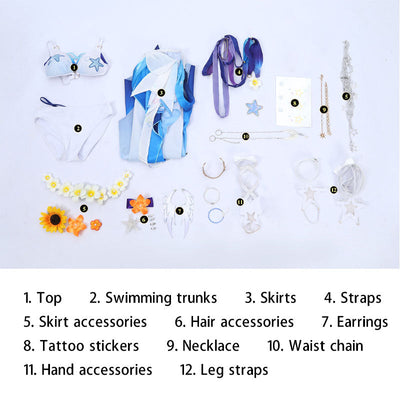 Honkai: Star Rail Robin Summereto Cosplay Costumes