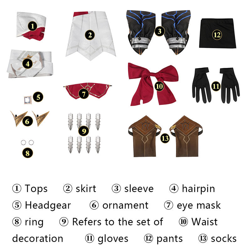 Game Genshin Impact Eremite Desert Clearwater Cosplay Costumes