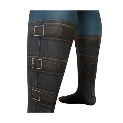Avengers 3 Infinity War Captain America Steve Rogers Jumpsuit Cosplay Costumes With Gloves