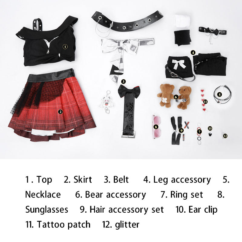 Game Honkai: Star Rail Sparxie Fullset Cosplay Costumes