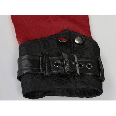 European Style Retro Patchwork Jacket Men Gothic Halloween Cosplay Costumes