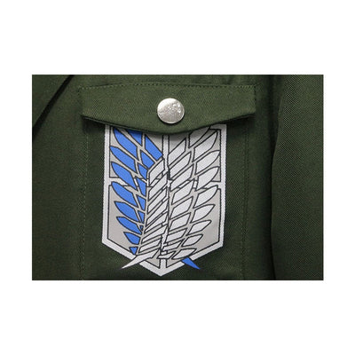 Anime Attack on Titan 4 Season Mikasa Ackerman Survey Corps Uniform Set Cosplay Costume