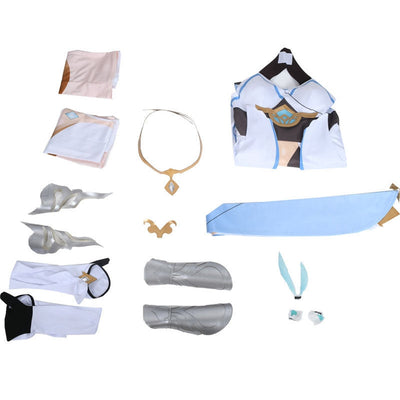 Game Genshin Impact Traveler Lumine Fullset Cosplay Costumes