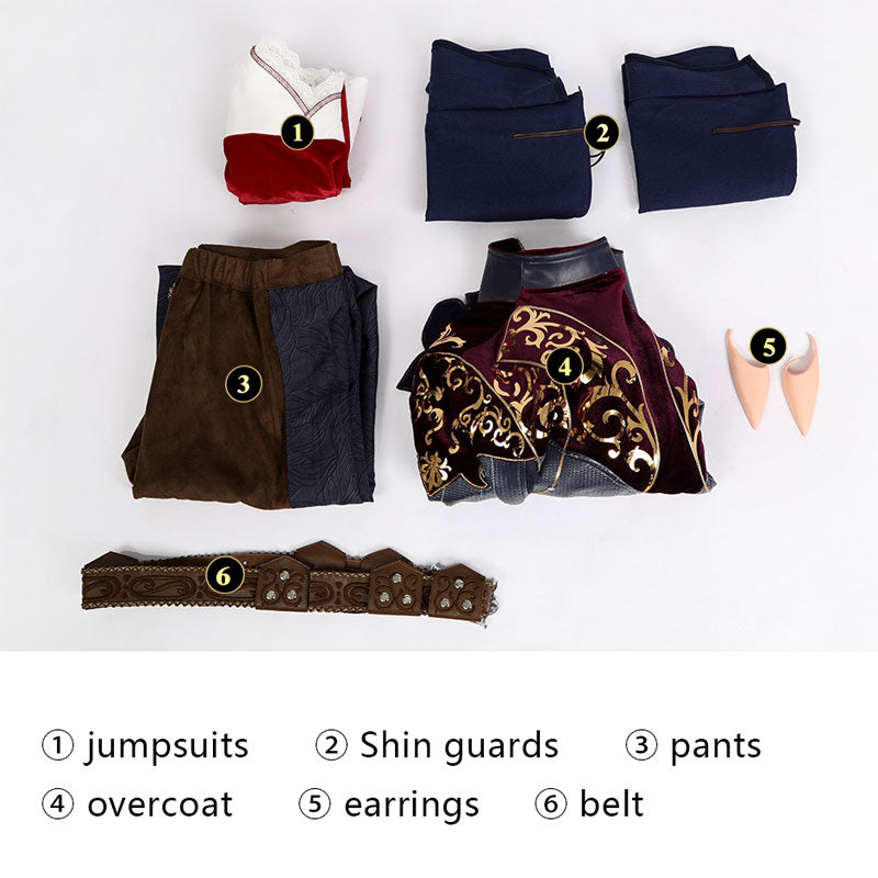 Baldur's Gate 3 Astarion Ancunin Cosplay Costumes