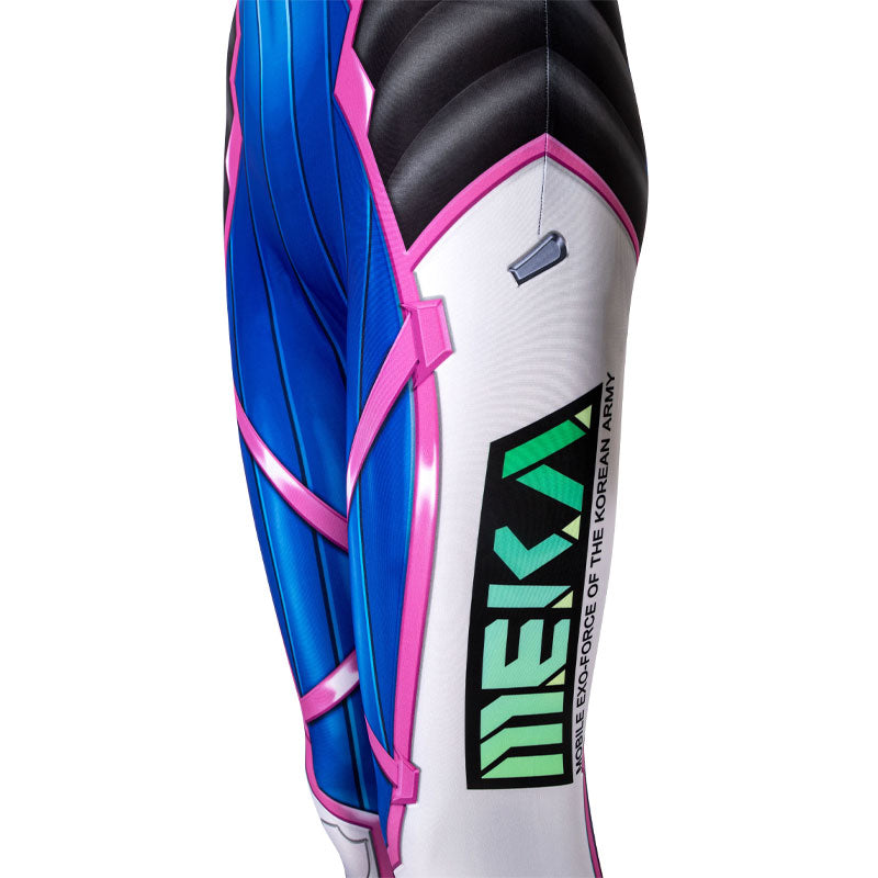 Game Overwatch D.Va Hana Song Suit Leotard Cosplay Costumes