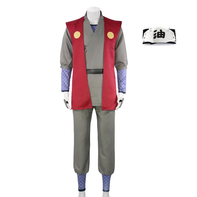 Anime Naruto Jiraiya Cosplay Costume – Premium Toad Sage Uniform Full Set for Men