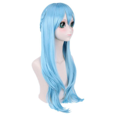 SAO Sword Art Online ALO ALfheim Online Asuna Long Blue Cosplay Wigs