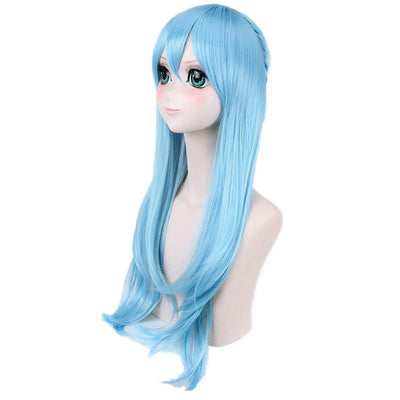 SAO Sword Art Online ALO ALfheim Online Asuna Long Blue Cosplay Wigs