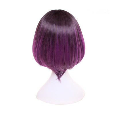 Miss Kobayashi's Dragon Maid Elma Short Purple Cosplay Wigs