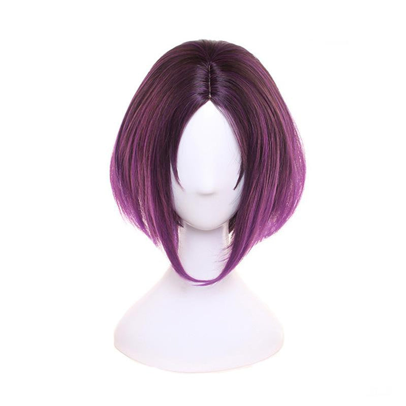 Miss Kobayashi's Dragon Maid Elma Short Purple Cosplay Wigs