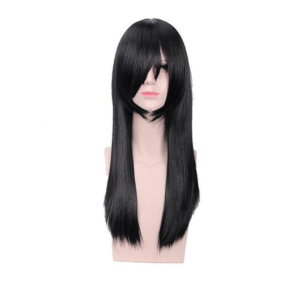 Anime Miss Kobayashi's Dragon Maid Fafnir Long Black Cosplay Wigs