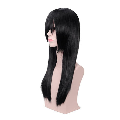Anime Miss Kobayashi's Dragon Maid Fafnir Long Black Cosplay Wigs