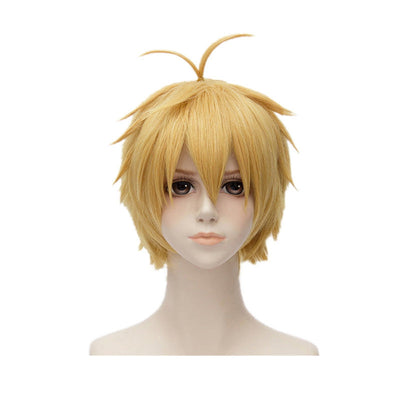 Anime The Seven Deadly Sins Meliodas Short Blond Cosplay Wigs