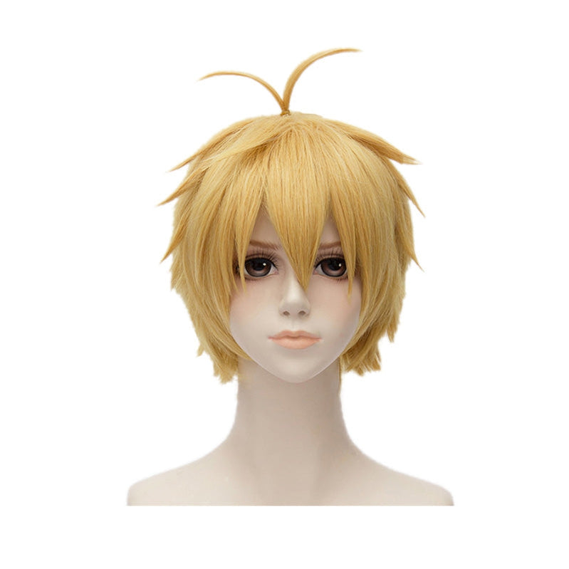 Anime The Seven Deadly Sins Meliodas Short Blond Cosplay Wigs