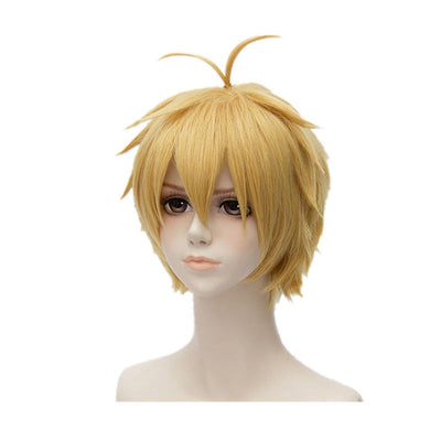 Anime The Seven Deadly Sins Meliodas Short Blond Cosplay Wigs
