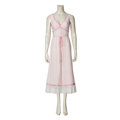 Game Final Fantasy VII Remake FF7 Aerith Gainsborough Outfits Cosplay Costume