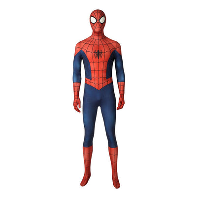 Ultimate Spider-Man Season 1 Peter Parker Elastic Force Jumpsuit Cosplay Costume