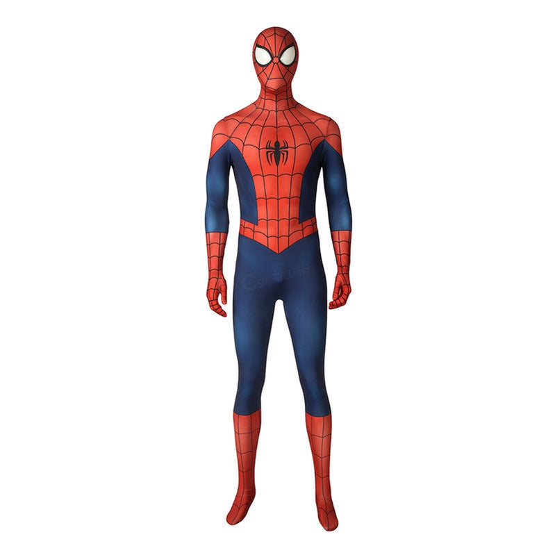 Ultimate Spider-Man Season 1 Peter Parker Elastic Force Jumpsuit Cosplay Costume