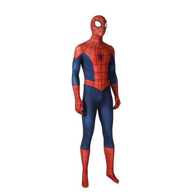 Ultimate Spider-Man Season 1 Peter Parker Elastic Force Jumpsuit Cosplay Costume