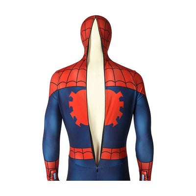 Ultimate Spider-Man Season 1 Peter Parker Elastic Force Jumpsuit Cosplay Costume