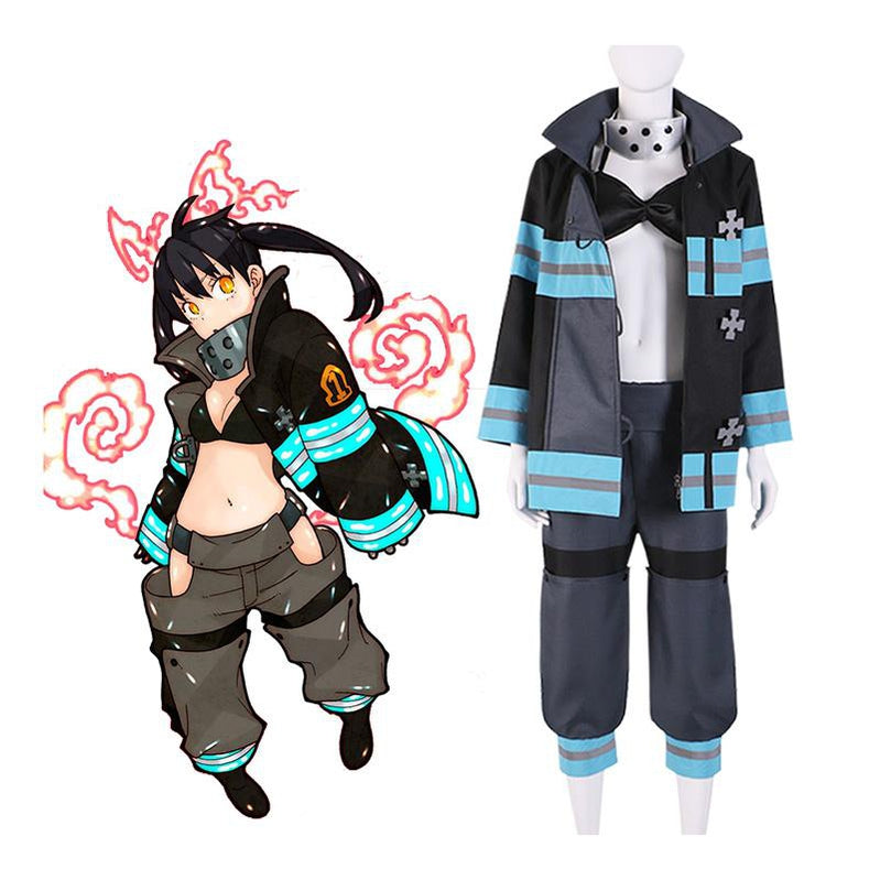 Fire Force Kotatsu Tamaki Fire Suit Cosplay Costume