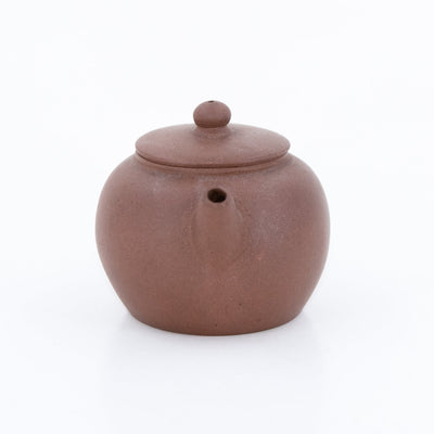 Antique Yixing JuLun Zhu Shape Shape Chinese Teapot (Flat Lid)