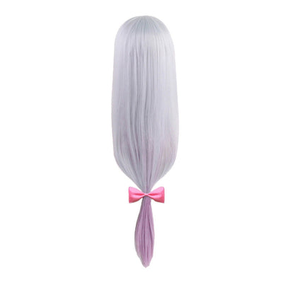 Anime Eromanga Sensei Sagiri Izumi Long Silver Fade Purple Cosplay Wigs