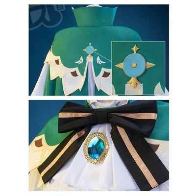 Game Genshin Impact Venti Gradient Full set Cosplay Costume