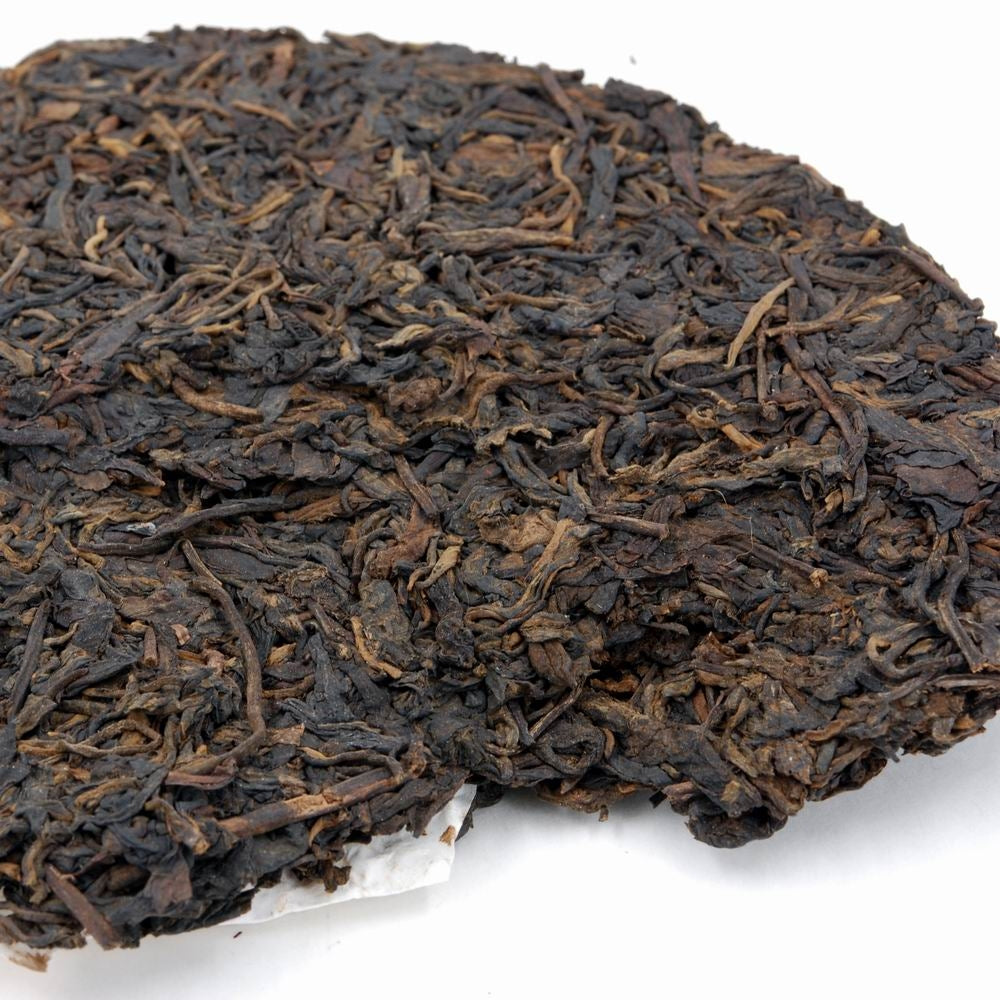 1990's Zhong Cha Yellow Mark Iron Mold Pu-erh Tea Cake (Raw/Sheng)