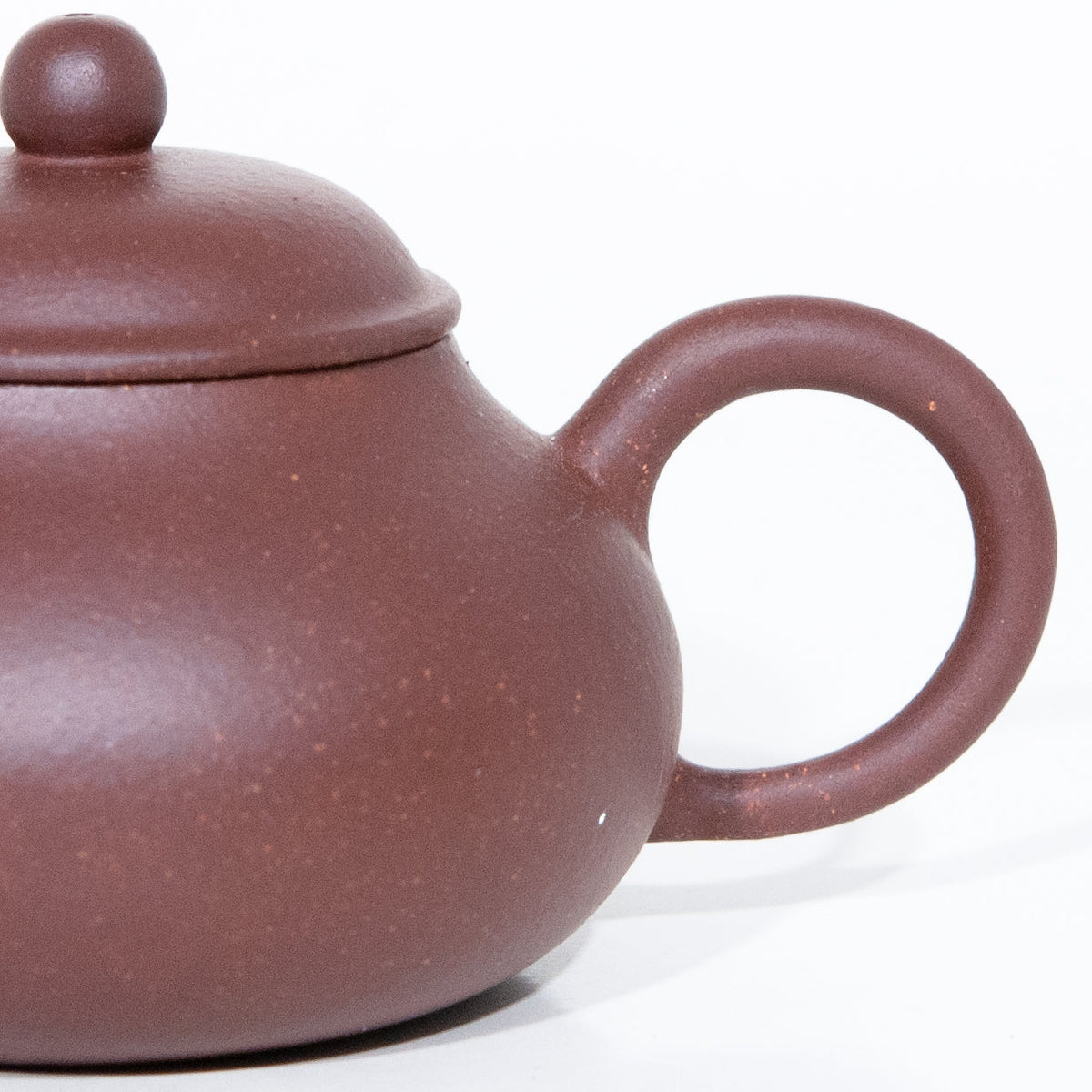 1980's Yixing Zini Rongtian Shape Chinese Teapot #14