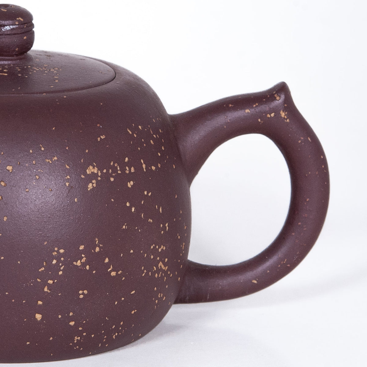 Yixing Zini Bright Stars In The Sky Jin Lan Shape Chinese Teapot 35  (Pointed Ear)