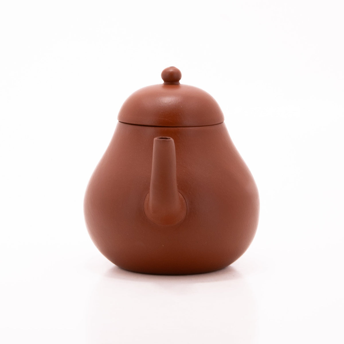 Yixing Zhuni Antique Style Curved Spout High Pear Shape Chinese Teapot