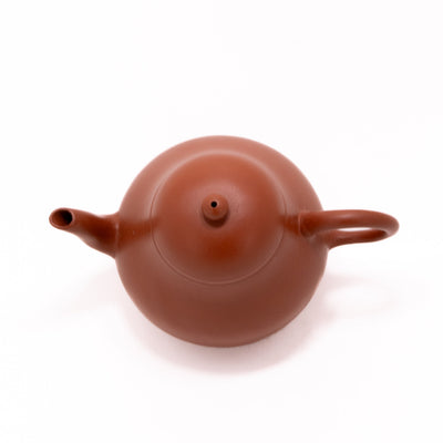 Yixing Zhuni Antique Style Curved Spout High Pear Shape Chinese Teapot