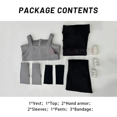 Naruto Itachi ANBU Cosplay Costume — Vest, Shirt & Pants
