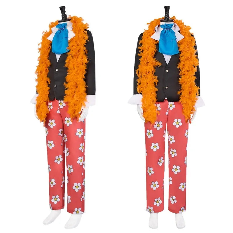 One Piece Brook (Soul King) Cosplay Costume — Full Set
