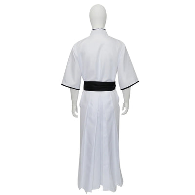Bleach Hollow Ichigo Cosplay Costume — White Shinigami Kimono