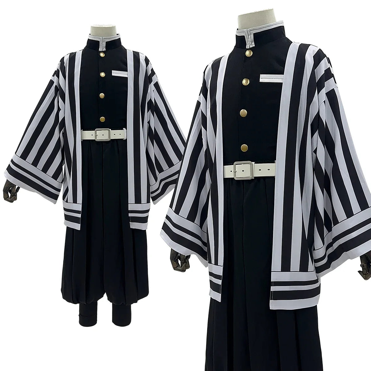 Demon Slayer Obanai Iguro Cosplay Costume — Haori & Wig