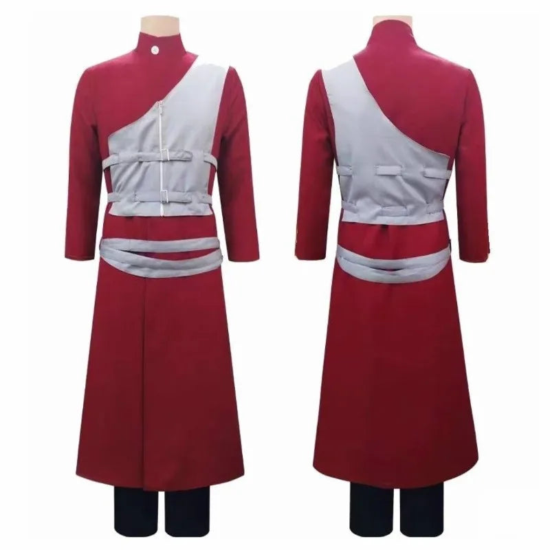 Anime Naruto Gaara Cosplay Costume – Premium Kazekage Uniform Outfit for Adults & Kids