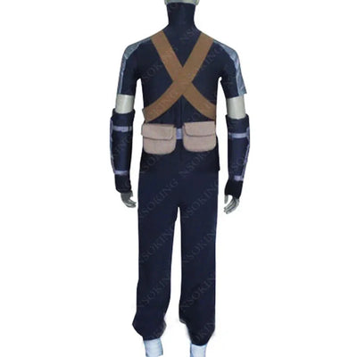 Anime Naruto The Last Ninja Suit Cosplay Costume – Obito & Kakashi Uniform Full Set