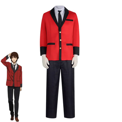 Kakegurui Ryota Suzui Cosplay Costume — JK Uniform & Wig