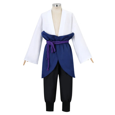 Anime Naruto Uchiha Sasuke Cosplay Costume – Premium Ninja Uniform Outfit for Adults