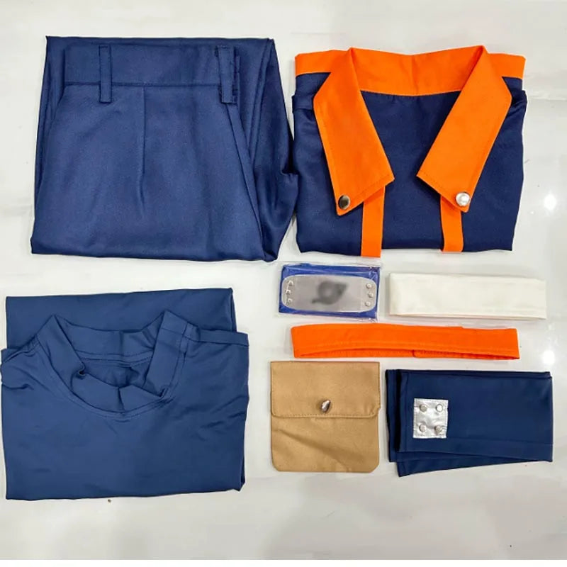Anime Naruto The Last Ninja Suit Cosplay Costume – Obito & Kakashi Uniform Full Set