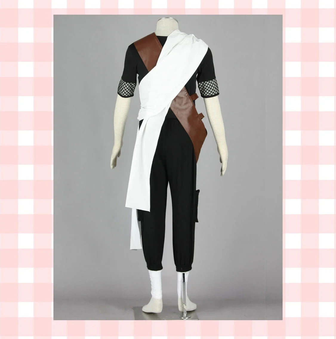 Anime Naruto Gaara Cosplay Costume – Third Kazekage Outfit Full Set for Men & Women