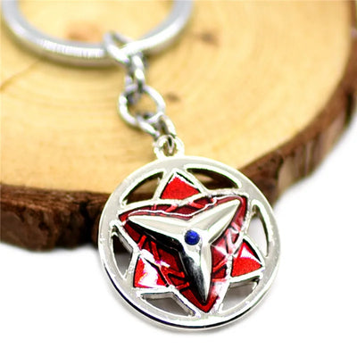 Anime Naruto Mask Enamel Keychain – Alloy Car Key Ring & Bag Pendant for Cosplay