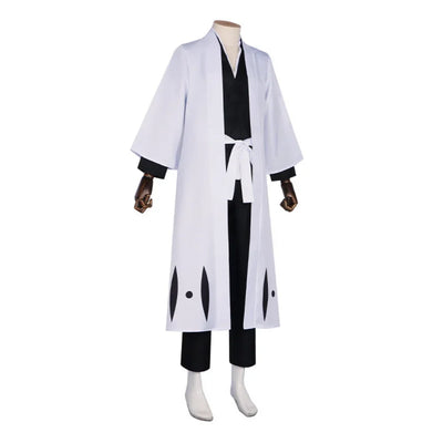 Bleach Aizen Sousuke Cosplay Costume — Captain Robe & Wig