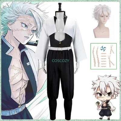 Demon Slayer Sanemi (Wind Hashira) Cosplay Costume