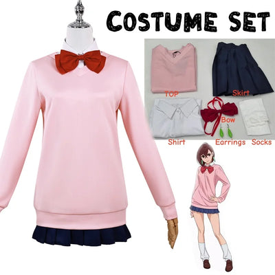 Dandadan Momo Ayase Cosplay Costume — School Uniform & Accessories