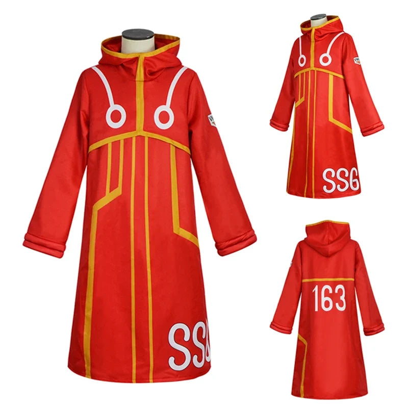 One Piece Luffy (Egghead) Cosplay Costume — Robe & Hat