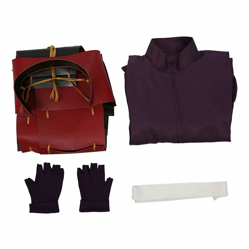 Naruto Uchiha Madara Cosplay Costume – Premium Full Set Ninja Armor & Suit for Halloween